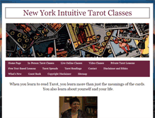 Tablet Screenshot of newyorkintuitivetarotclasses.com